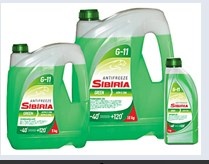 antifreeze green 5l sibiria