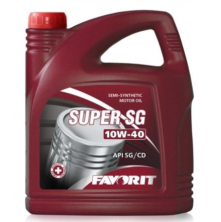 mineral motor oil 10W-40 API SG/CD 5l FAVORIT SUPER