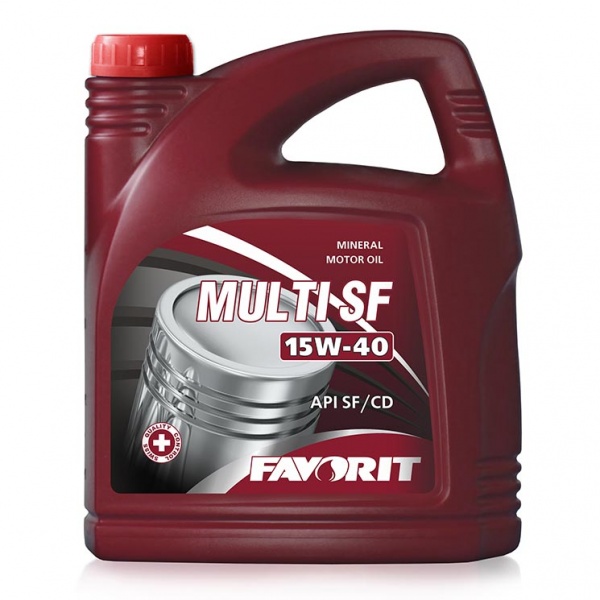  mineral motor oil favorit multiI SF SAE 15W-40 API SF / CD 5L