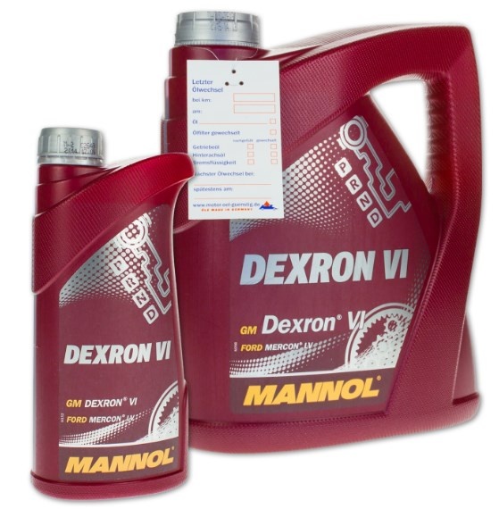 трансмиссионное масло, MANNOL Dexron VI 4л